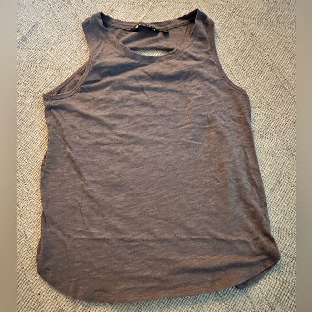 Athleta blue gray open back tank size xs